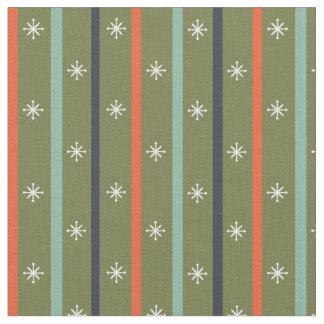Mid-Century Modern Retro Stripe Pattern Stoff