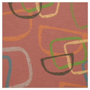 Mid Century Modern Schalen Retro-Stil der Fünfzi Stoff