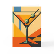 Mid Century Modern Sonnenaufgang Bauhaus Martini
