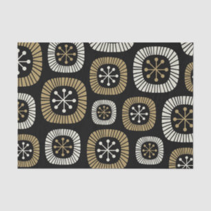 Mid Century Modern Sternenmuster Seidenpapier