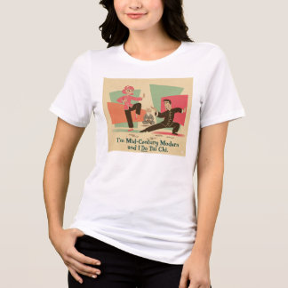 Mid-Century Modern Tai Chi Tri-Blend Shirt