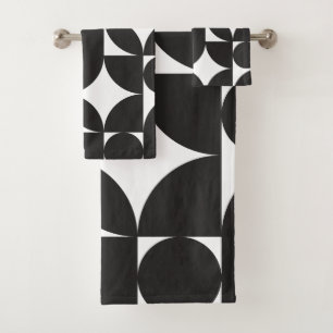 Mid Century Moderne Abstrait 26 Noir et blanc