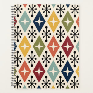 Mid Century Moderne Rétro Motif Starburst