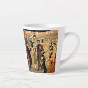 Mid Century Retro 40er Halloween Martini-Party Milchtasse