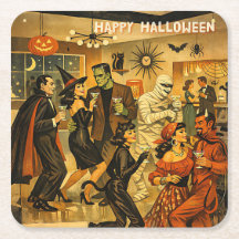 Mid Century Retro 50er Halloween Martini-Party