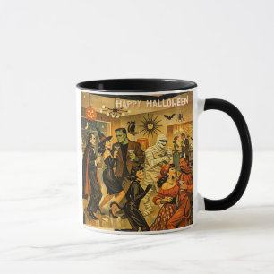 Mid Century Retro 50er Halloween Martini-Party Tasse