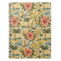 Mid-Century-Shirt mit verblasstem hawaiianischem D
