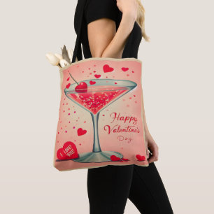 Mid Century Valentine Martini Cocktail Tasche