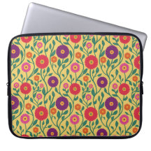 Mid-Century Vine Flower | Garten-Girlande Gelb