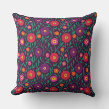 Mid-Century Vine Flower | Garten-Girlande Pflaume