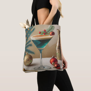 Mid Century Weihnachts-Cocktailparty Happy Hour Tasche
