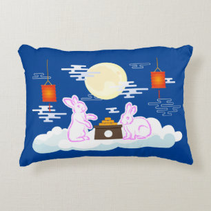 Mid Herbst Festival Moon Rabbit Mooncake Wolken Dekokissen