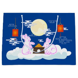Mid Herbst Festival Moon Rabbit Mooncake Wolken Große Geschenktüte