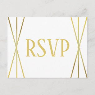 MId Mod Design - Carte postale RSVP