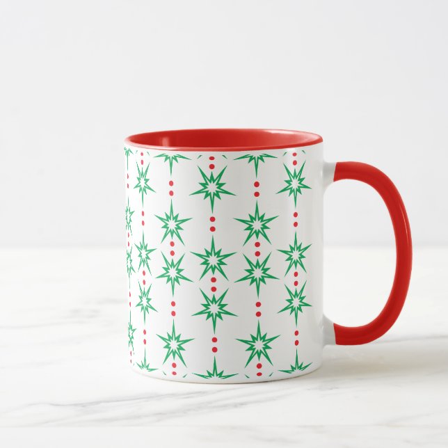 Mid Mod Garland Classic Mug 11oz. -Red (Droite)