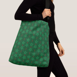 Mid Mod Garland Green Crossbody Bag Tragetaschen Mit Langen Trägern