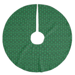 Mid Mod Garland Green Tree Skirt Polyester Weihnachtsbaumdecke