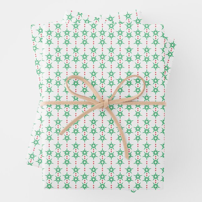 Mid Mod Garland Wrapping Paper Geschenkpapier Set (Beispiel)