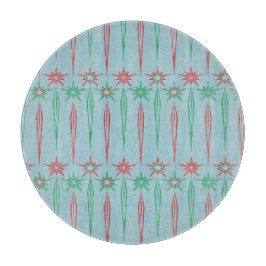 Mid Mod Icicles Glas Cutting Board Schneidebrett