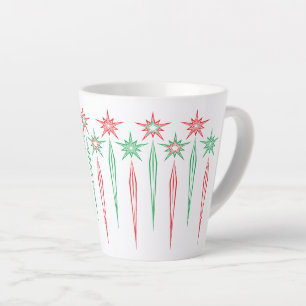 Mid Mod Icicles Latte-Tasse Milchtasse