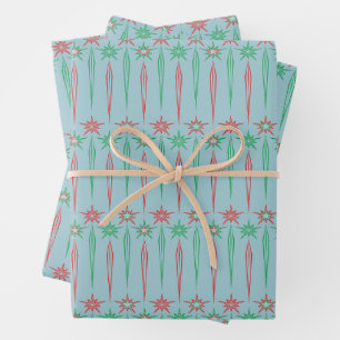 Mid Mod Icicles Wrapper Geschenkpapier Set