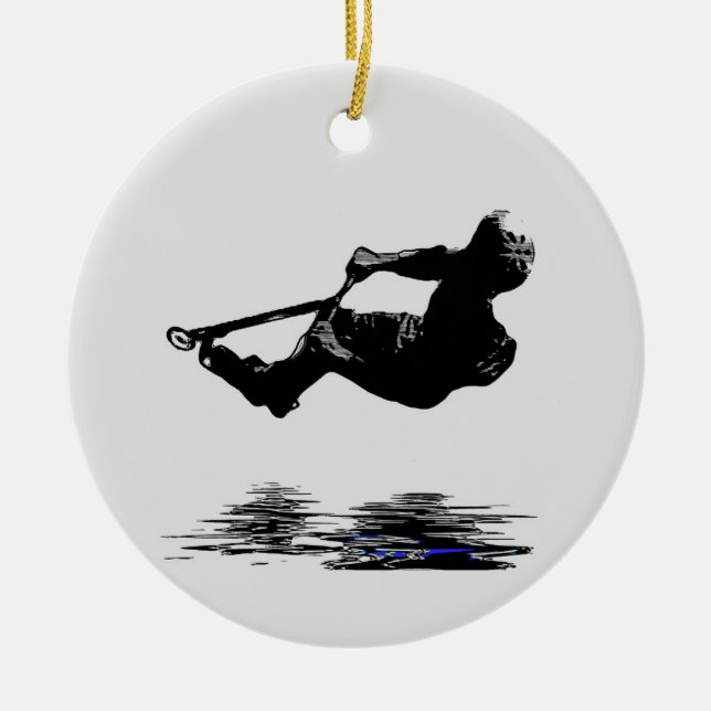 Midair Stunts - Scooter Rider Keramik Ornament (Vorne)