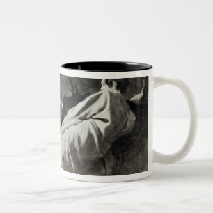 Midas an der Quelle des Flusses Pactolus Zweifarbige Tasse