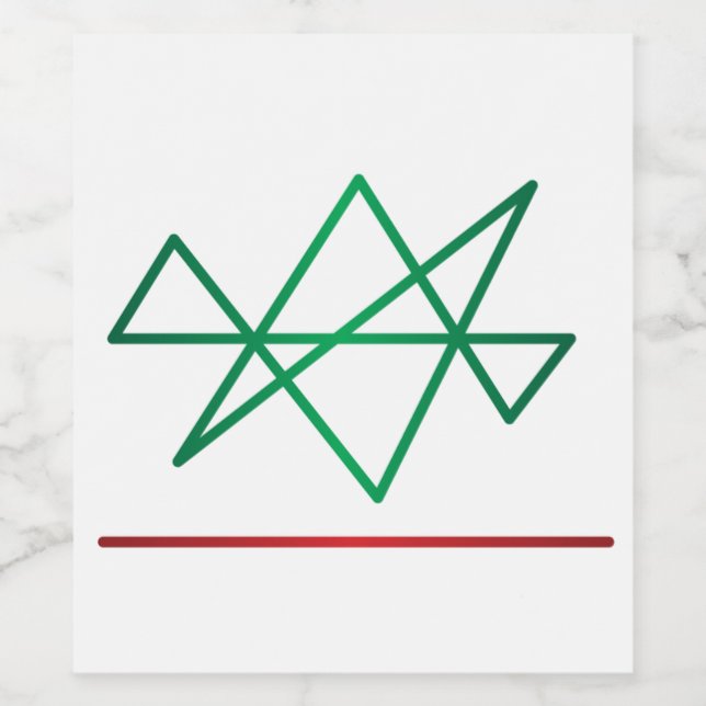 Midas star reiki Label Weinetikett (Einzelnes Label)