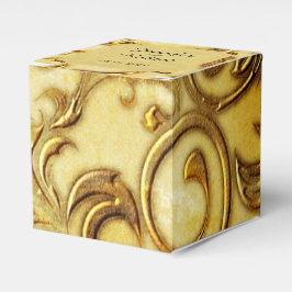 Midas Touch Gold Gastgeschenk Hochzeit Box Geschenkschachtel