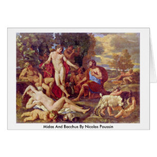 Midas und Bacchus durch Nicolas Poussin