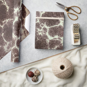 MidCentury MODern Giraffe Elegantes Lava-Muster Geschenkpapier