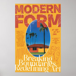Midcentury Modern Palm Springs Druck 2001 LA Poster