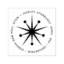 Midcentury Moderner Minimalistischer Atomarer Ster