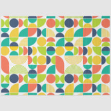MidCentury Modernes Retro Abstrakt Art Decoupage
