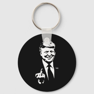 Middle Finger Trump 2024 Wahl Amerikaner Schlüsselanhänger