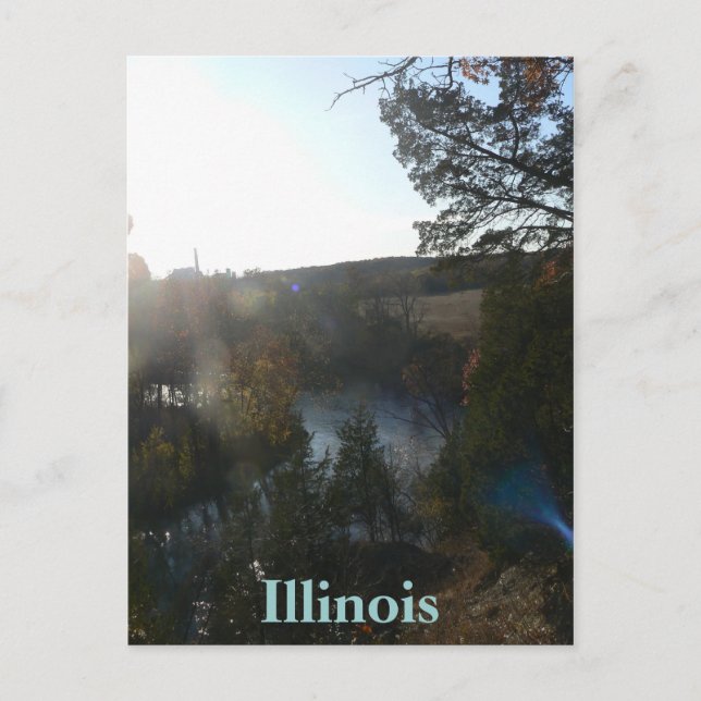 MIddle Fork Vermillion, Illinois carte postale (Devant)