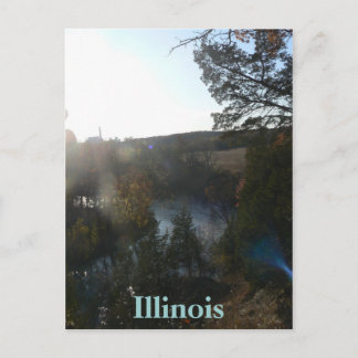 MIddle Fork Vermillion, Illinois Postkarte
