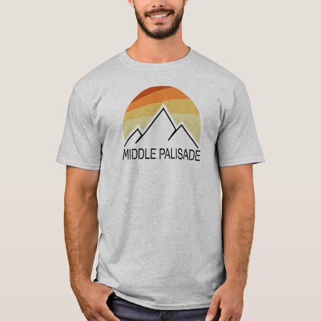 Middle Palisade California Retro T-Shirt (Vorderseite)