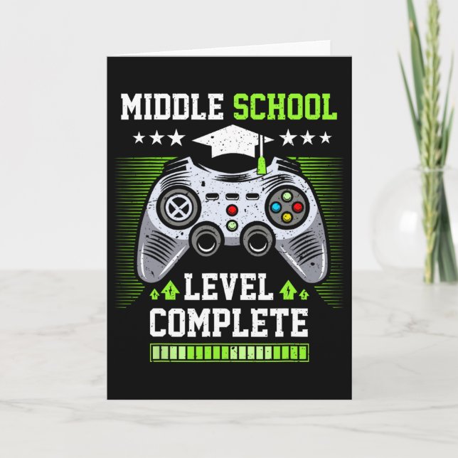 Middle School Level Complete Graduation Cl 2025 Ga Karte (Vorderseite)