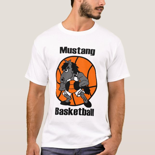 Middleburg Mustang-Basketball T-Shirt (Vorderseite)