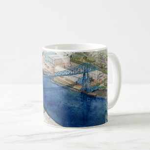 Middlesborough Transporter Bridge Kaffeetasse