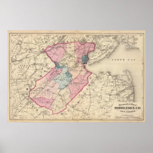 Middlesex Landkreis, NJ Poster