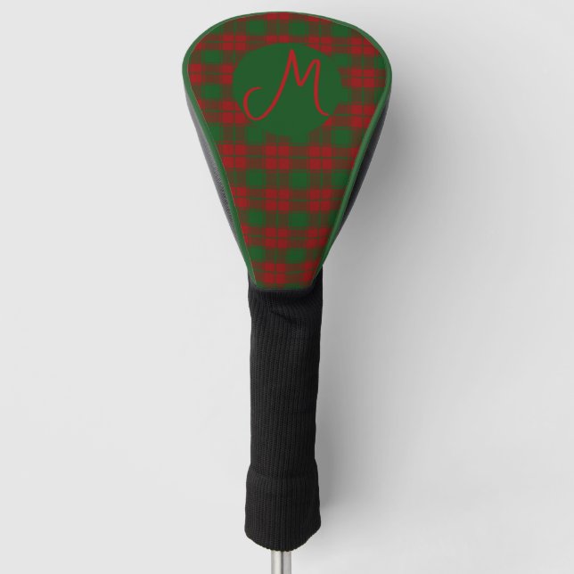 Middleton Tartan Mit Monogramm Golf Headcover (Vorderseite)