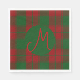 Middleton Tartan Mit Monogramm Serviette