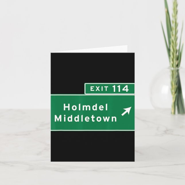 Middletown Holmdel Nj New Jersey Garden State Park Karte (Vorderseite)