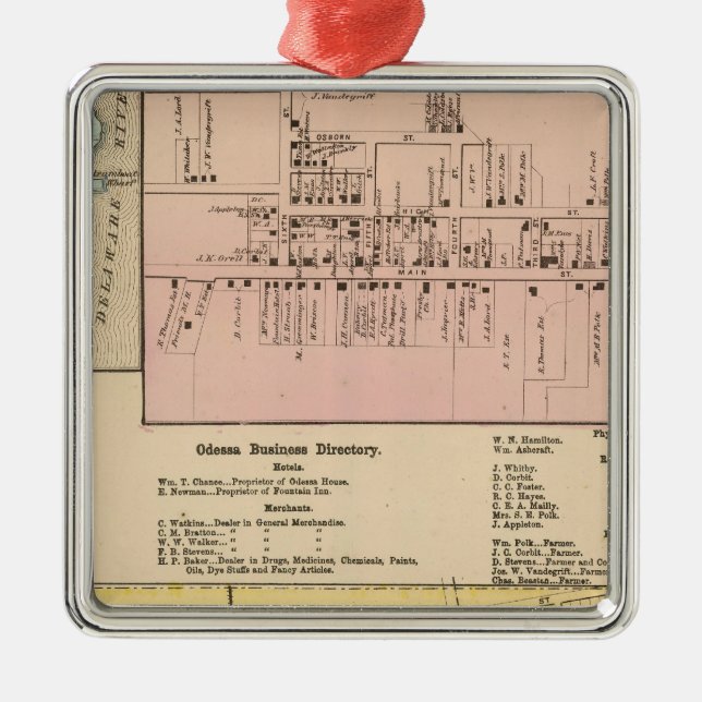 Middletown Ornament Aus Metall (Vorne)