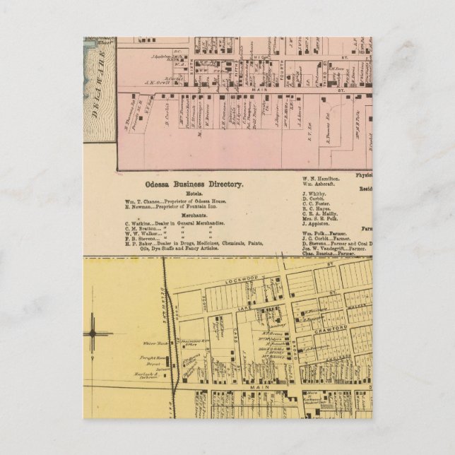 Middletown Postkarte (Vorderseite)