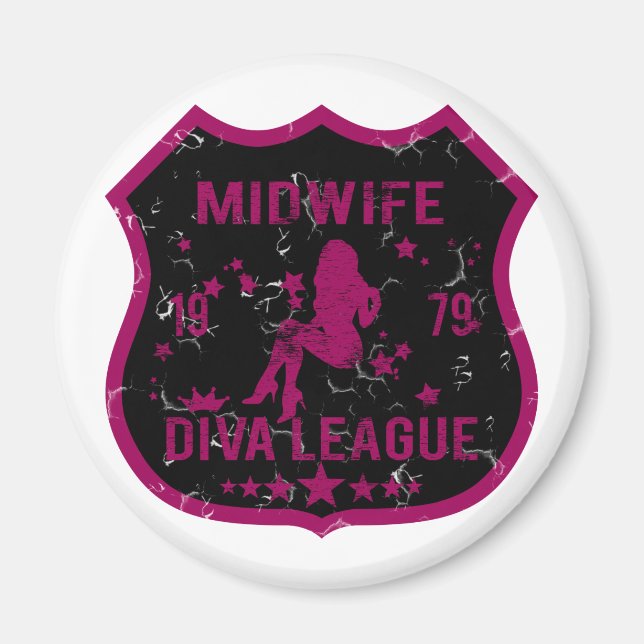Midfrau Diva League Magnet (Vorne)