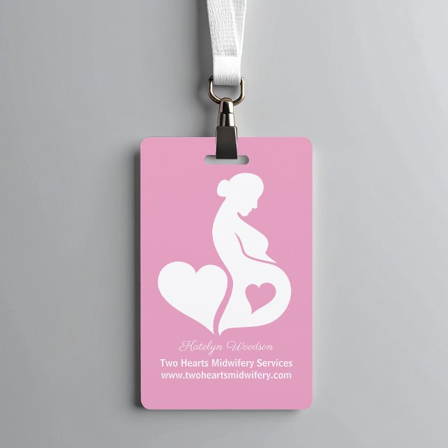 Midfrau Doula Pink Pregnancy Hospital ID Ausweis (Von Creator hochgeladen)