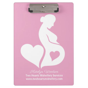 Midfrau Doula Schönes Business Pink Klemmbrett